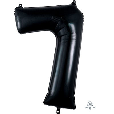 Ballon Chiffre Noir M.34" Personnalisable