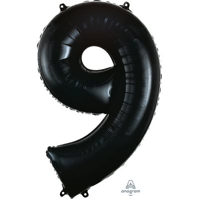 Ballon Chiffre Noir M.34" Personnalisable