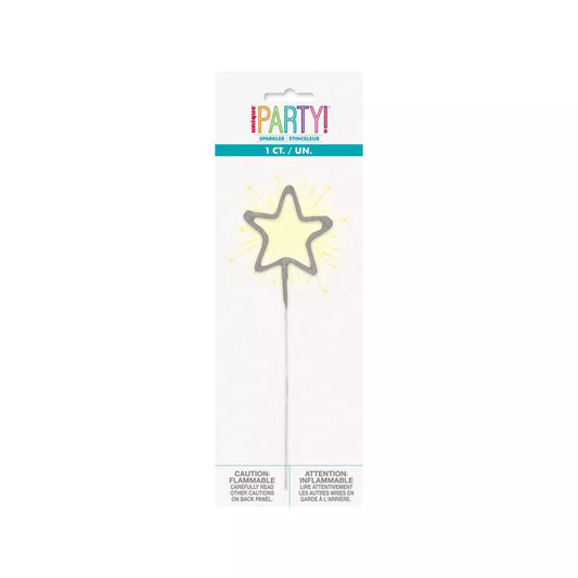 Star Shaped Sparkler Cake Candle