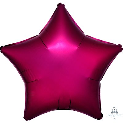 M. 19" Star Shaped - Satin Colors