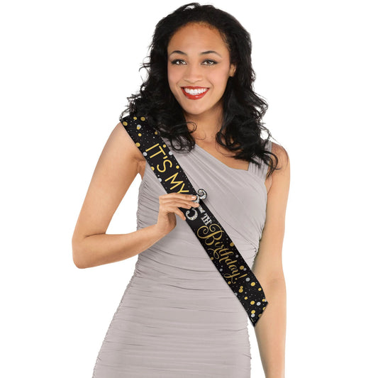 It's My Birthday Add-Any-Age Sash