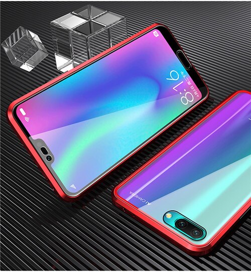 Coque Antichoc Magnétique en Verre Trempé 9H pour Huawei Honor