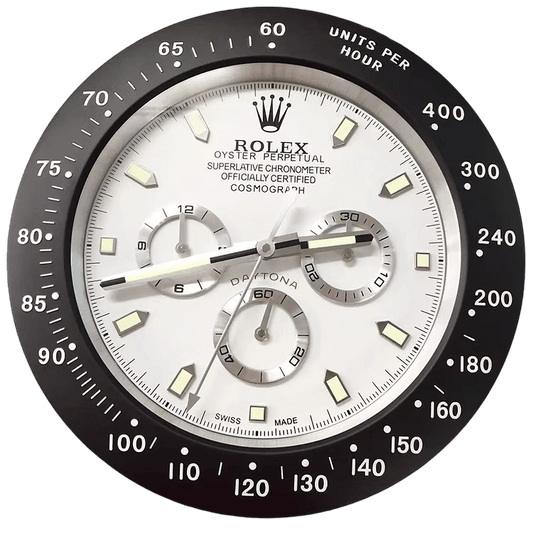 Horloge Murale de Luxe Daytona - Élégance et Précision Exceptionnelles