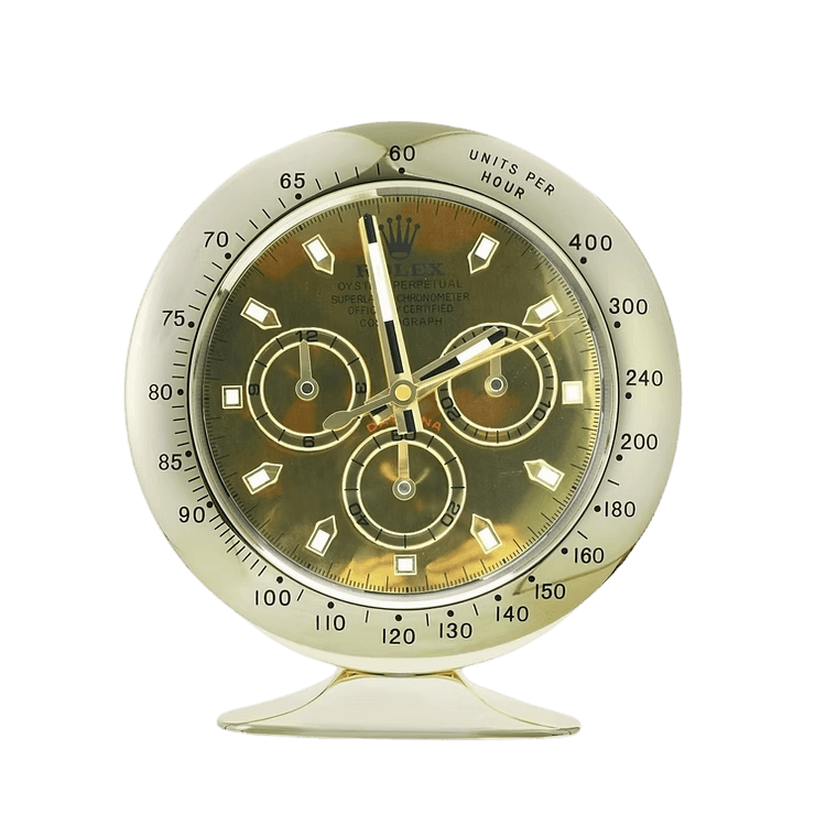 Horloge de Table Rolex Daytona Or ⏱️ – L’allure légendaire dans votre intérieur