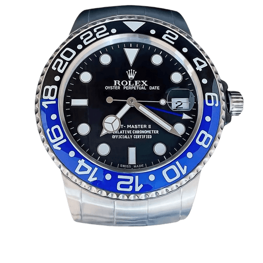 Relógio de parede de luxo - Rolex GMT Master II Batman Darious Design