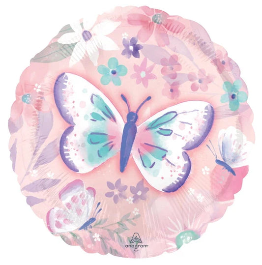 Ballon Aluminium 18'' Flutters Butterfly