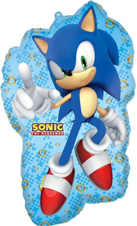 Ballon en Foil Sonic the Hedgehog 30'' SuperShape