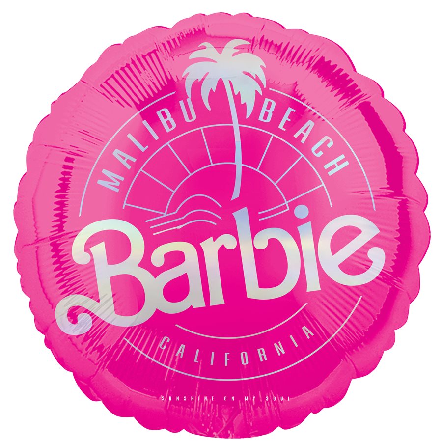 Ballon Microfoil Barbie 18" - Magie et Festivités