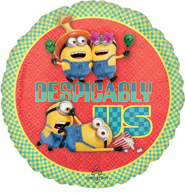 Ballon en Foil 18" Despicable Me 4 avec Minions