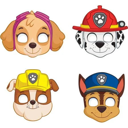 Paw Patrol Party Masks - Nickelodeon