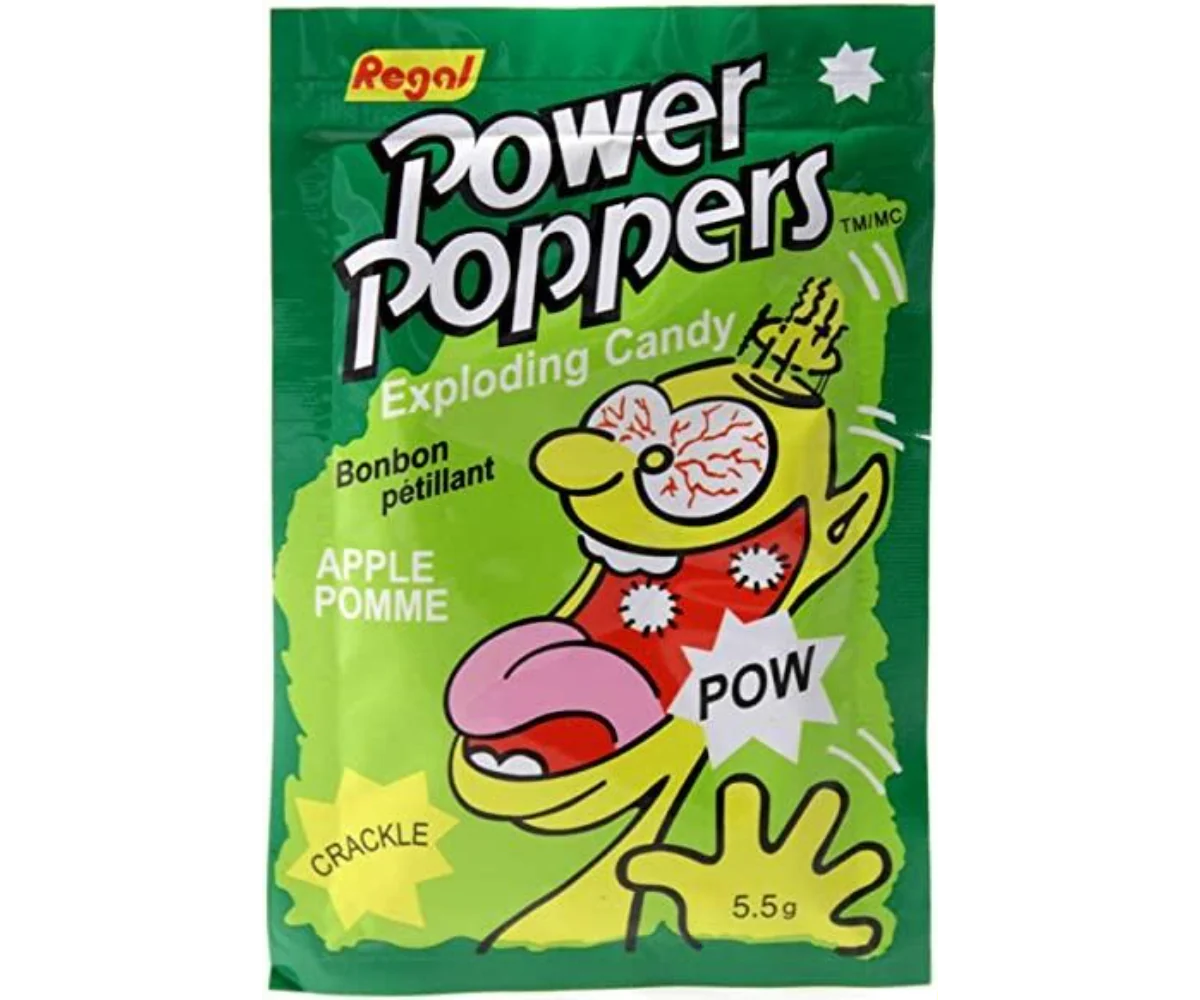 Power Poppers - Bonbons Pétillants Fruités