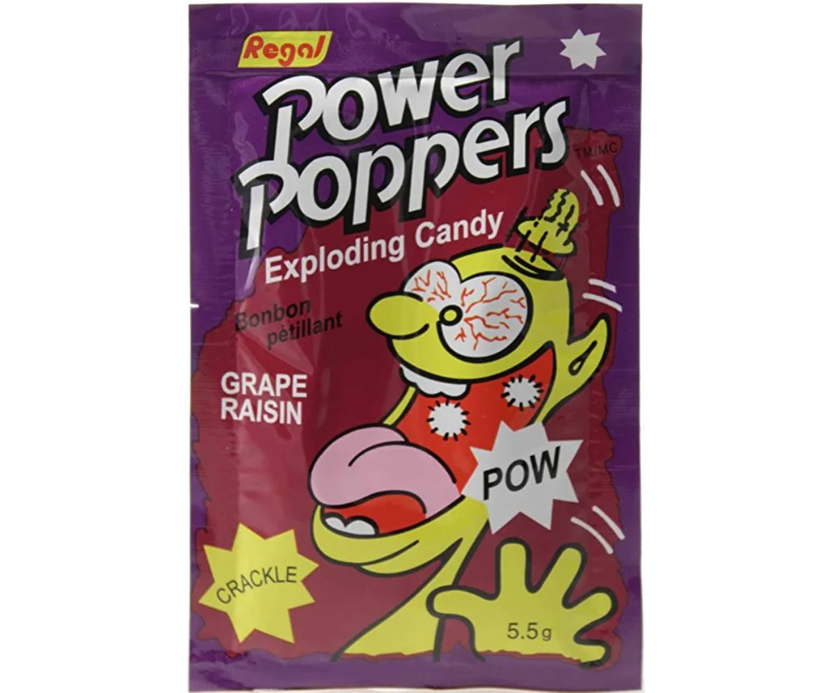 Power Poppers - Bonbons Pétillants Fruités