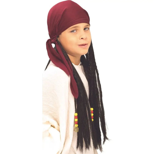 Bandeau Pirate Enfant avec Dreadlocks Rubies