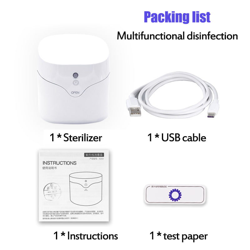 Boîte UV Multifonctionnelle de Désinfection pour Accessoires Personnels