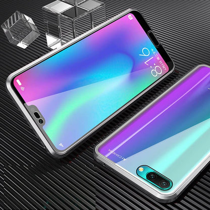 Coque Antichoc Magnétique en Verre Trempé 9H pour Huawei Honor