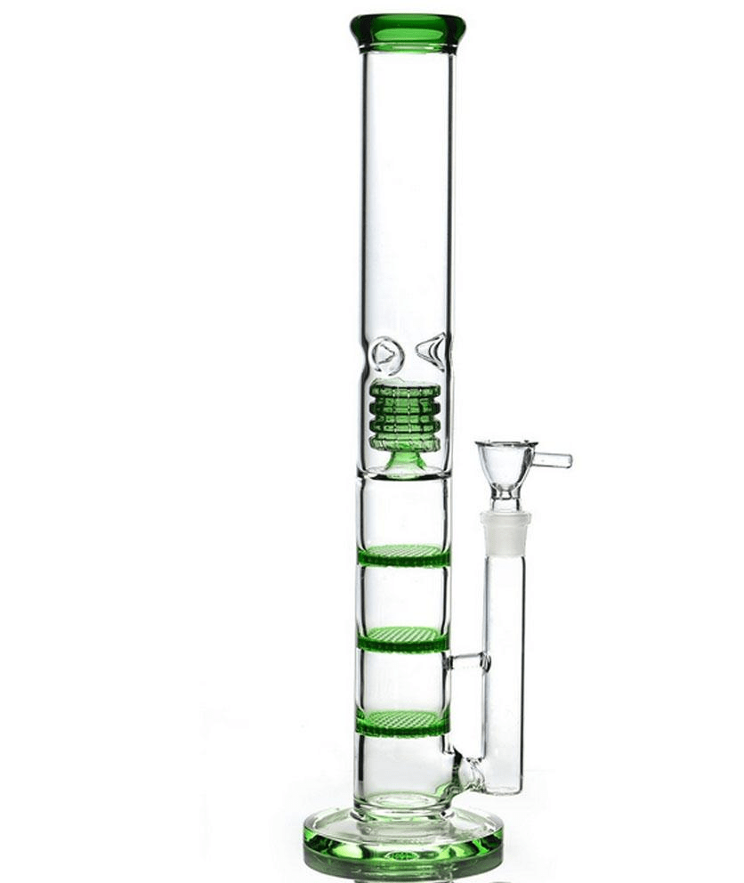 Bang en Verre 42 cm avec Quadruple Percolation et Système Ice