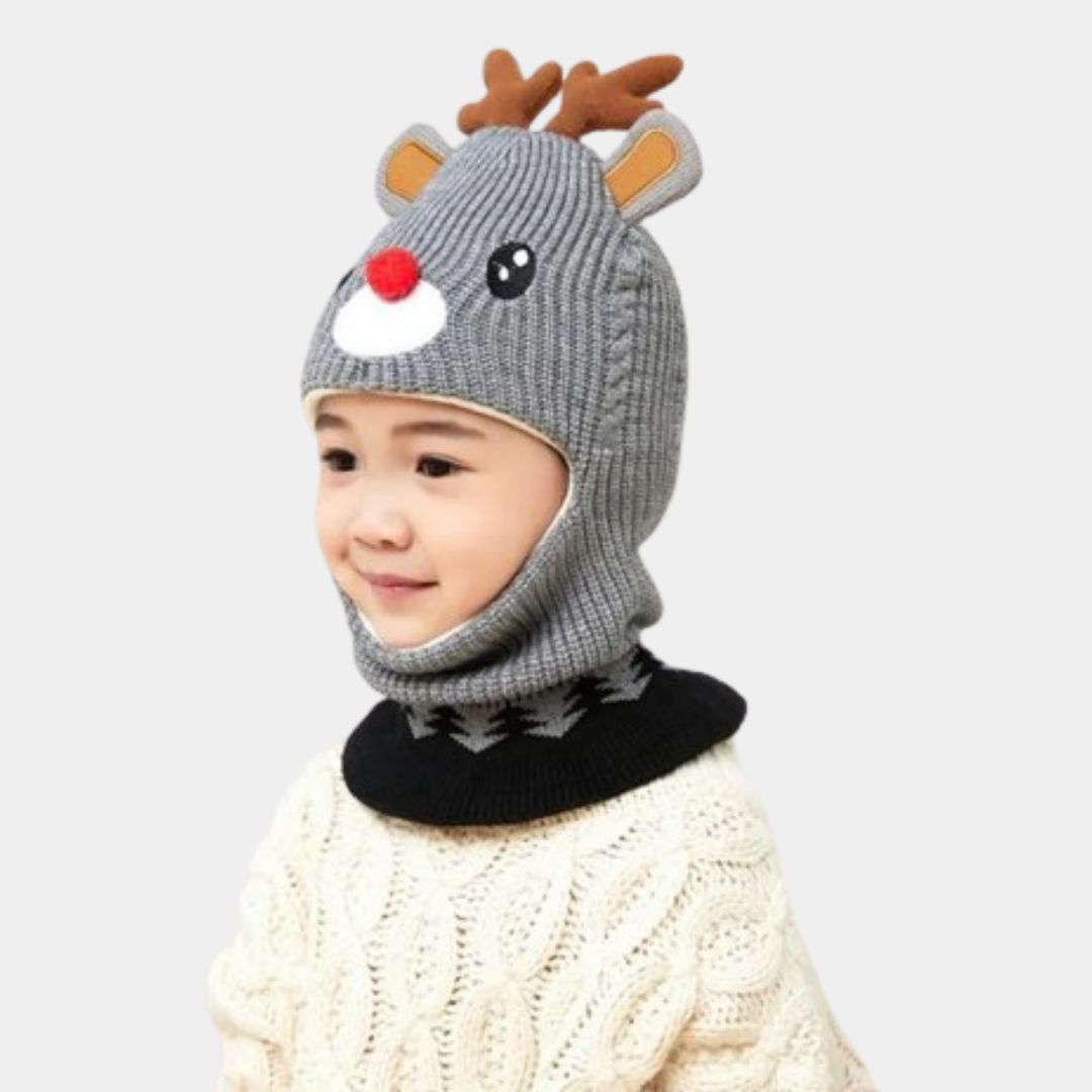 Cagoule Enfant Festive pour un Hiver Magique