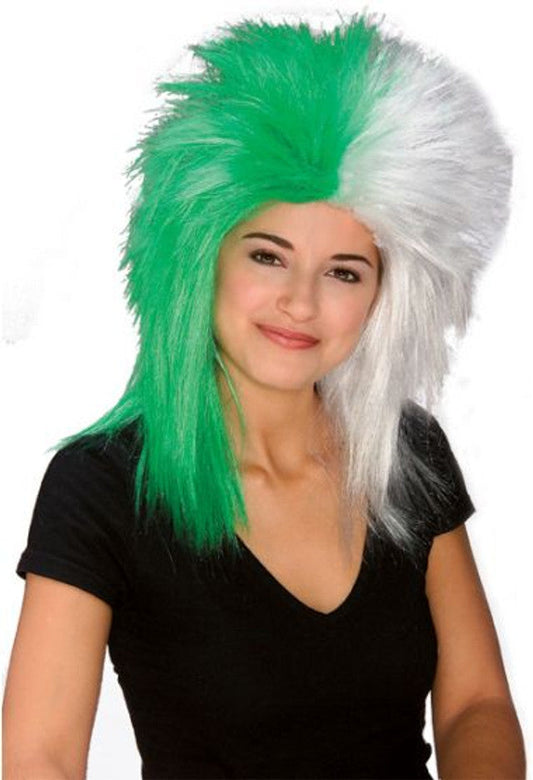 Sports Fanatic Wig Green/White