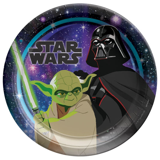 Assiettes Diner 9'' Star Wars Galaxy of Adventures