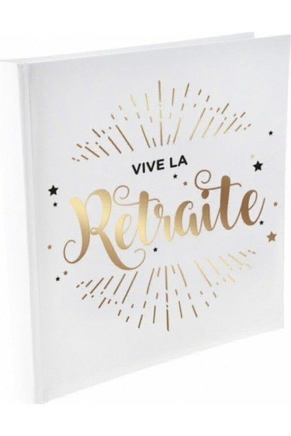 Livre d'Or Traditionnel "Vive La Retraite" - Santex