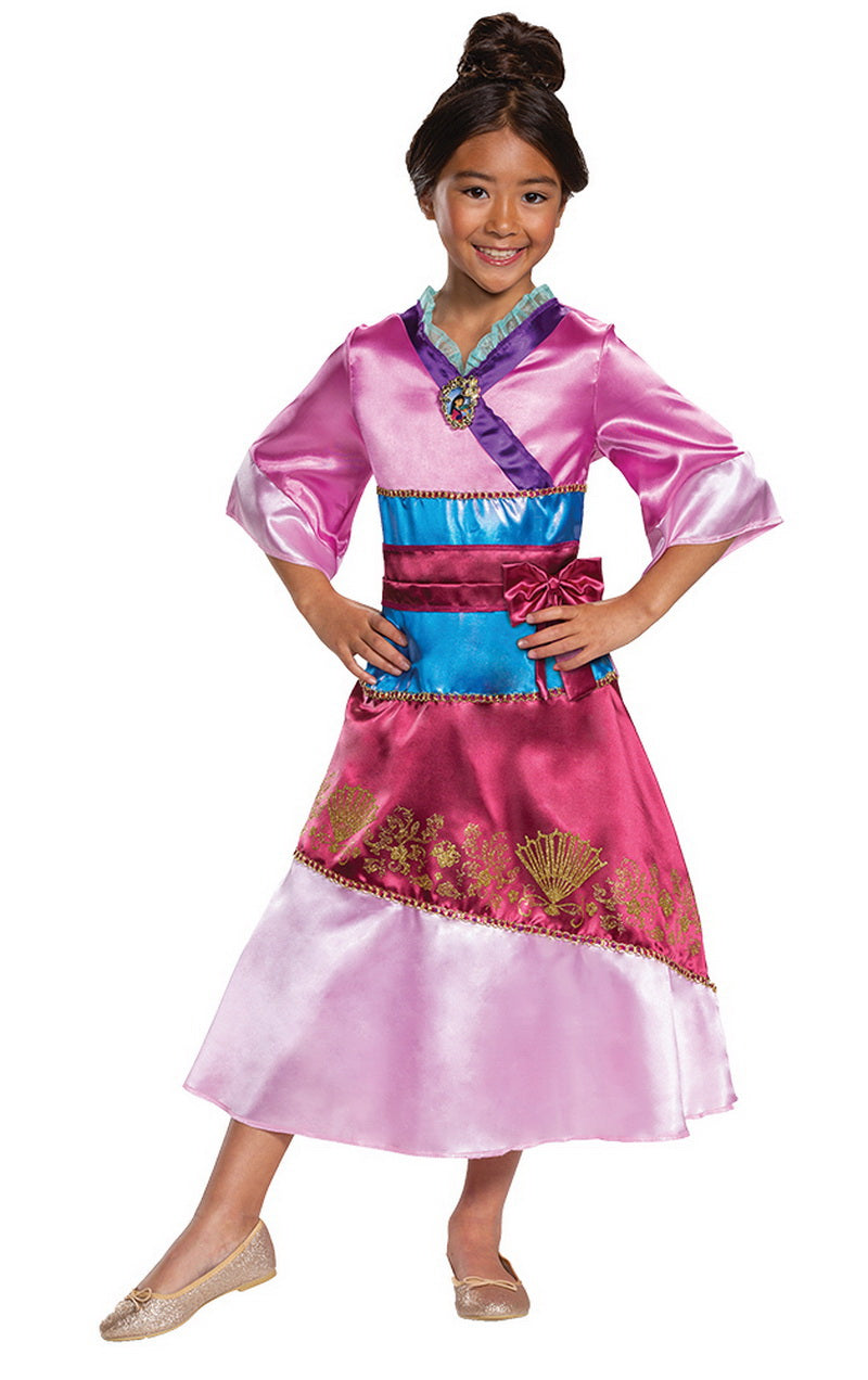 Costume Classique Princesse Mulan pour Enfant