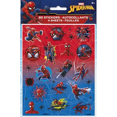 Feuilles d'Autocollants Spider-Man - Marvel