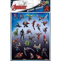 Feuilles d'autocollants Avengers - Marvel