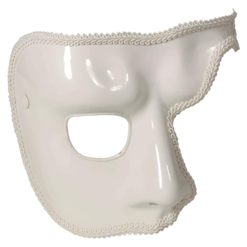 Masque Blanc Phantom Opéra - Élégance Mystérieuse