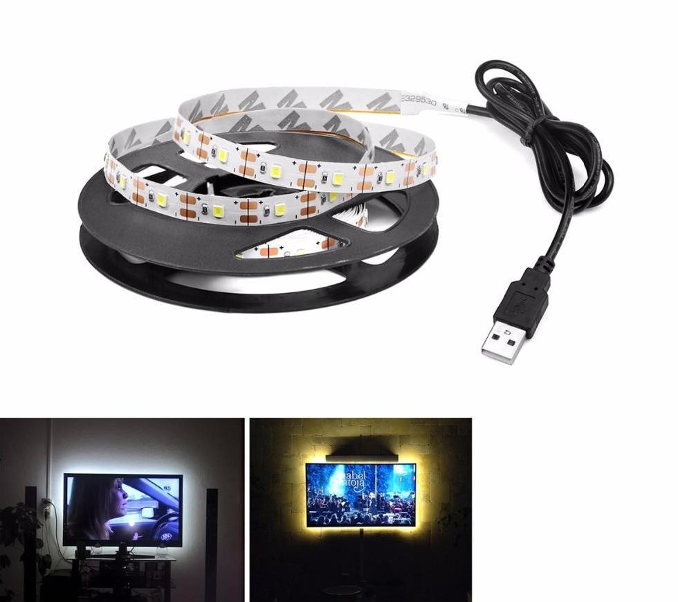 Ruban LED USB Multi-Couleurs pour Éclairage Ambiance HDTV