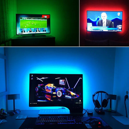 Ruban LED USB Multi-Couleurs pour Éclairage Ambiance HDTV