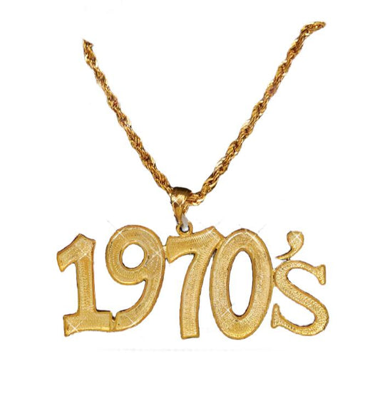 Collier 1970 Disco Fever - Éclat Rétro des Années 70