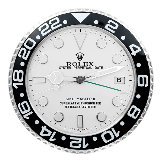 Luxury wall clock - inspired by Rolex GMT Master II for watches enthusiasts
