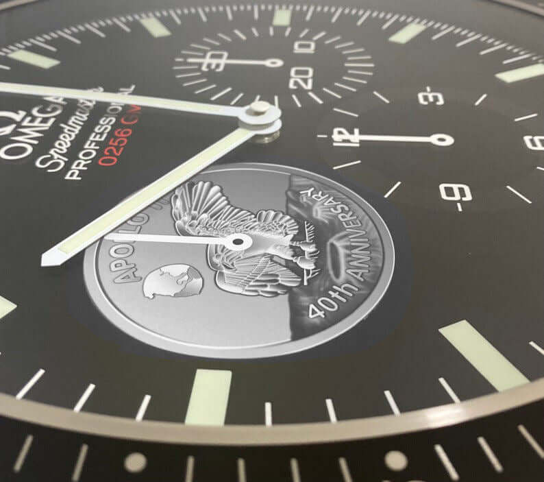 Horloge Murale Omega Speedmaster Apollo 11 🌓 – Édition Commémorative 40e Anniversaire