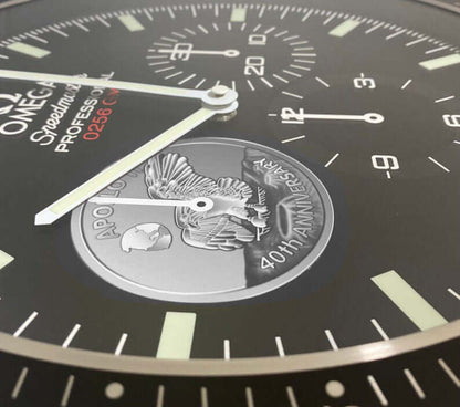Horloge Murale Omega Speedmaster Apollo 11 🌓 – Édition Commémorative 40e Anniversaire