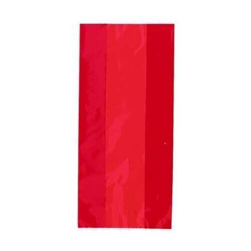 Ruby Red Cellophane Bag - 30 Pcs Pak