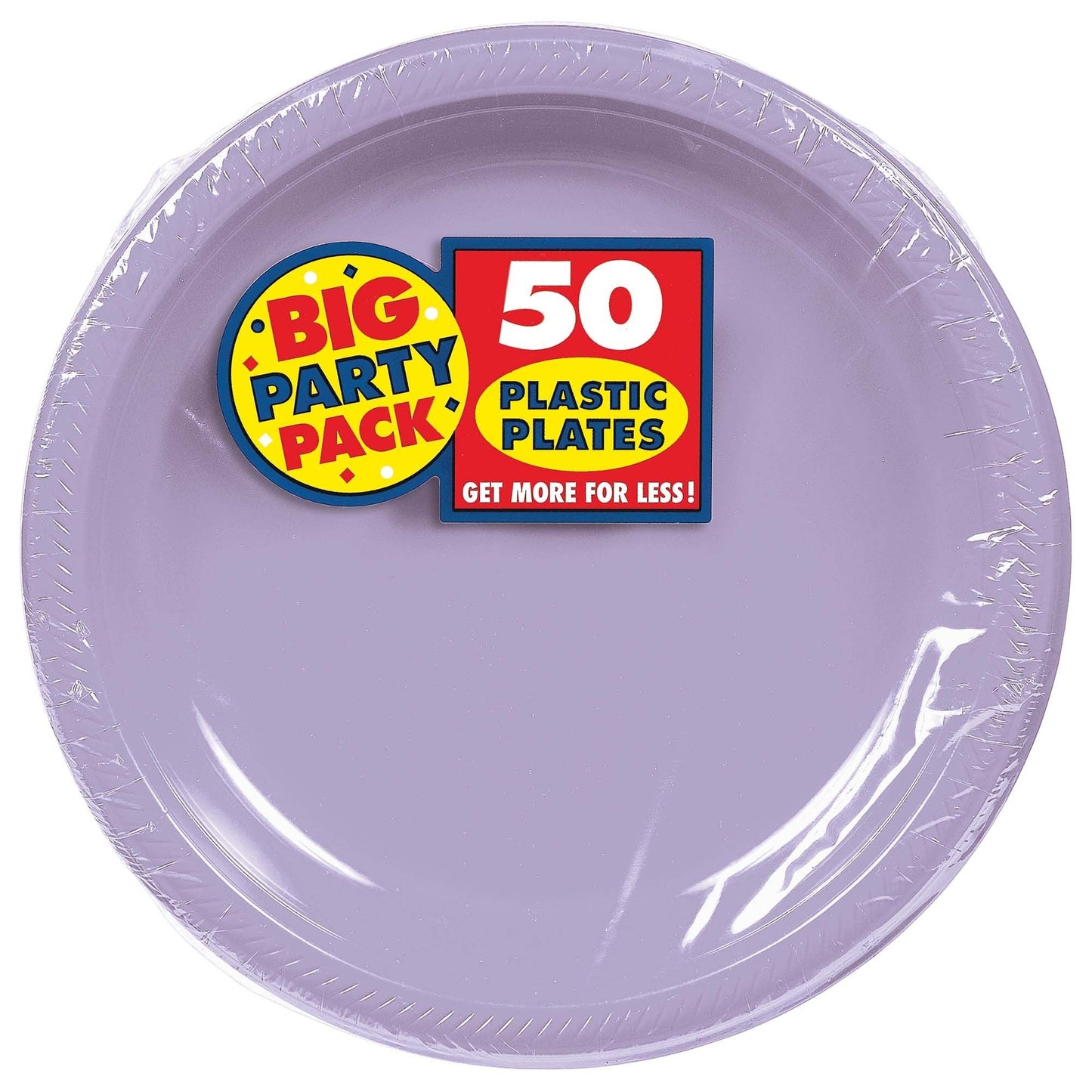 Plastic Diner Plates - Party's Solid Colors