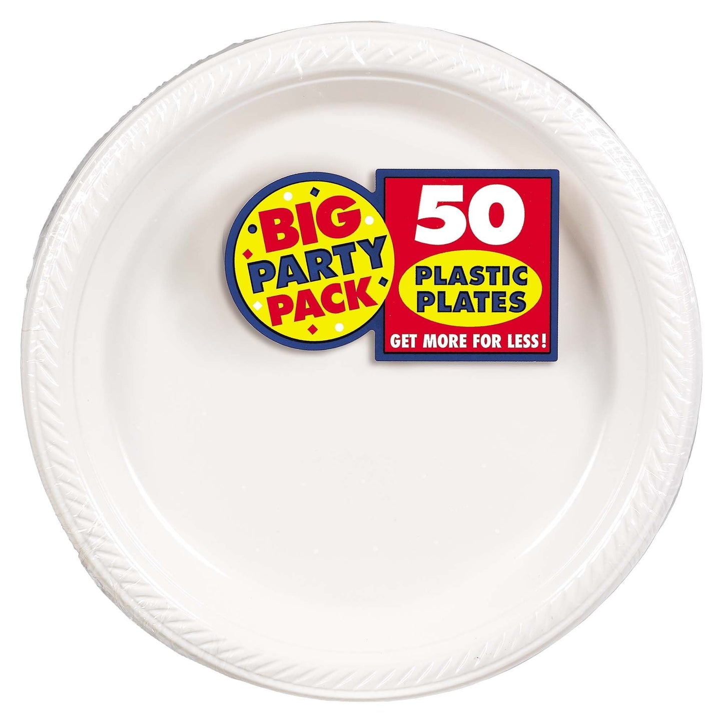 Plastic Diner Plates - Party's Solid Colors