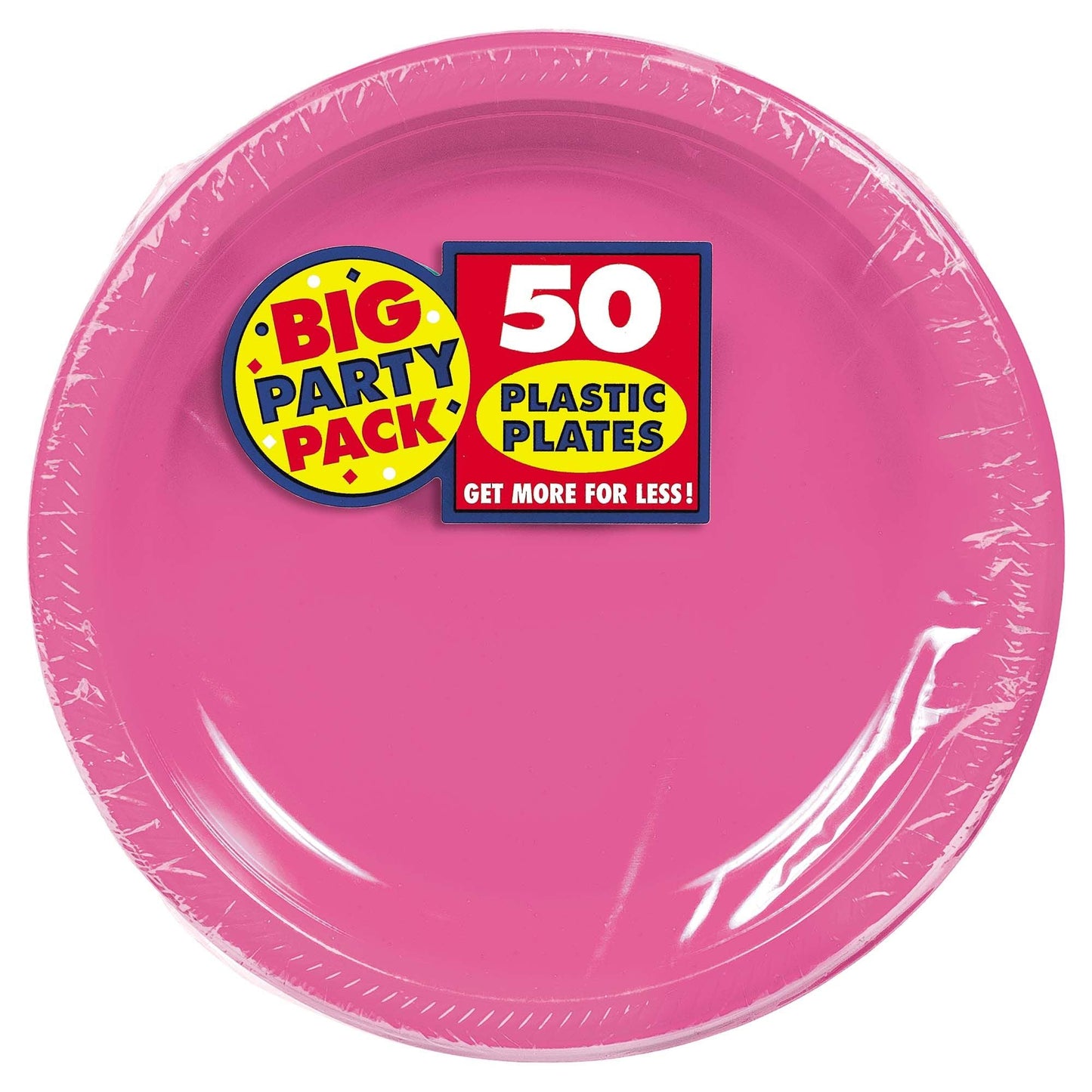 Plastic Diner Plates - Party's Solid Colors