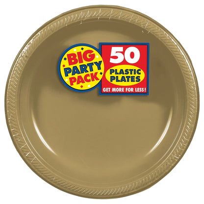 Plastic Diner Plates - Party's Solid Colors