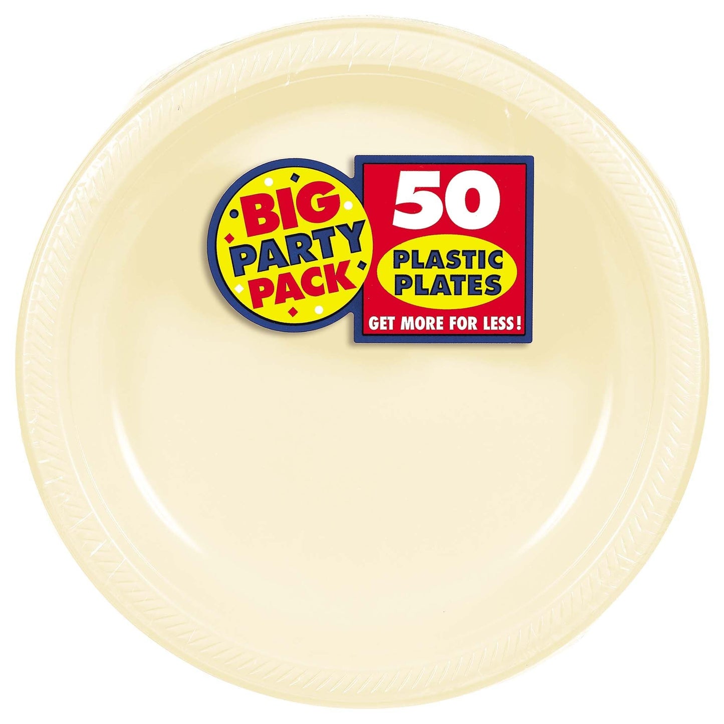 Plastic Diner Plates - Party's Solid Colors