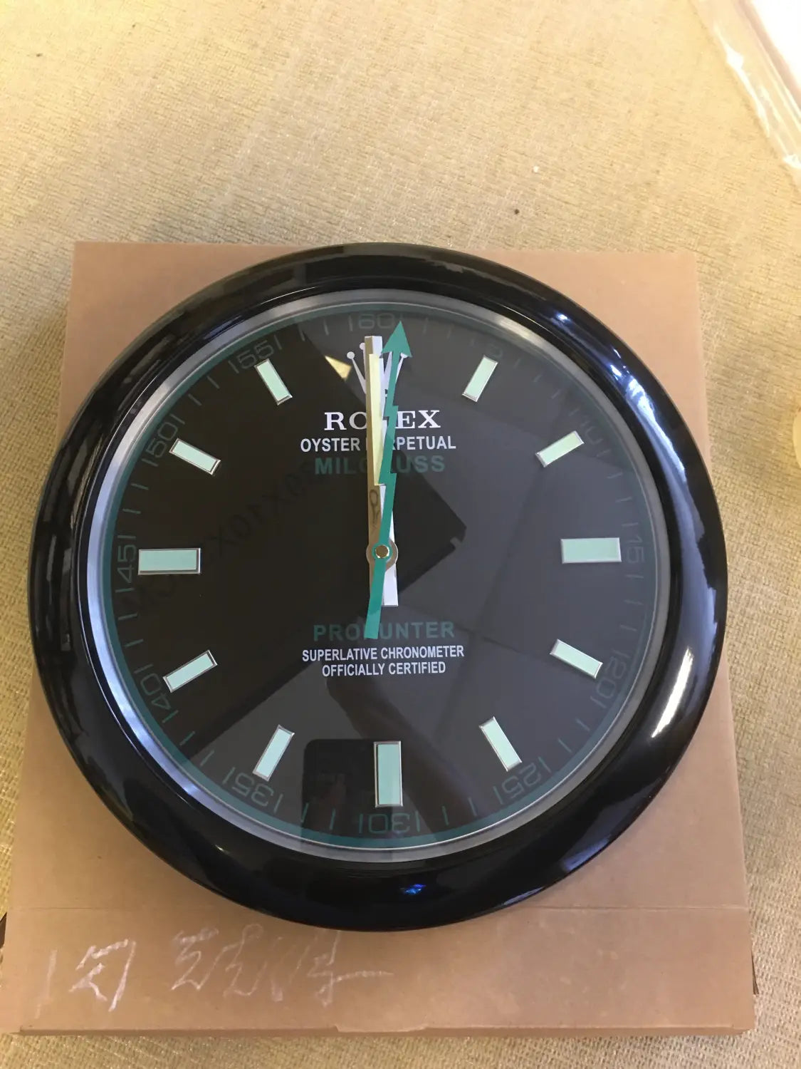 Wall clock - Milgauss Full Black