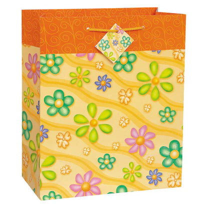 Sac Cadeau Large Lovely Blossom en Couleurs Assorties