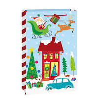 Jumbo Colorful Santa Gift Bag