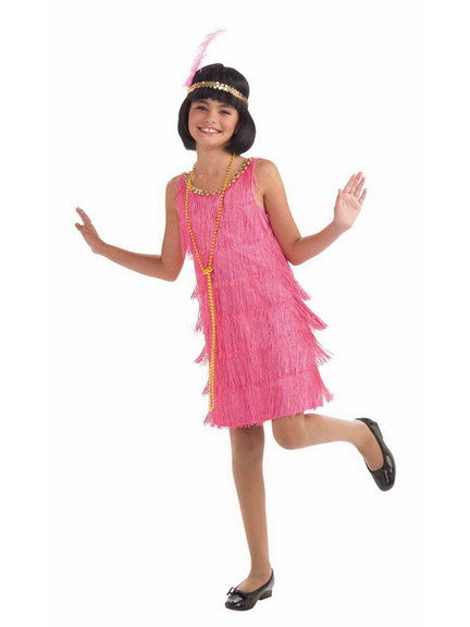 Costume Enfant Pink Little Miss Flapper Années 20