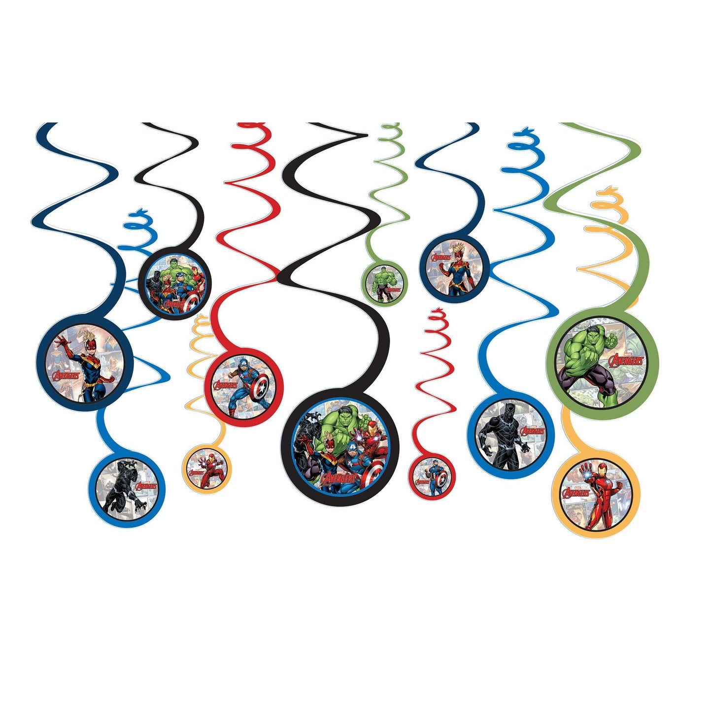 Swirls Suspendus Avengers Unite - Marvel