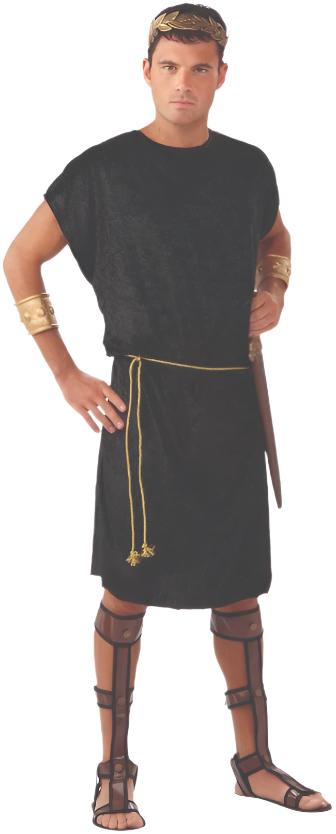 Tunique Noire en Velours - Costume Plus Taille XL