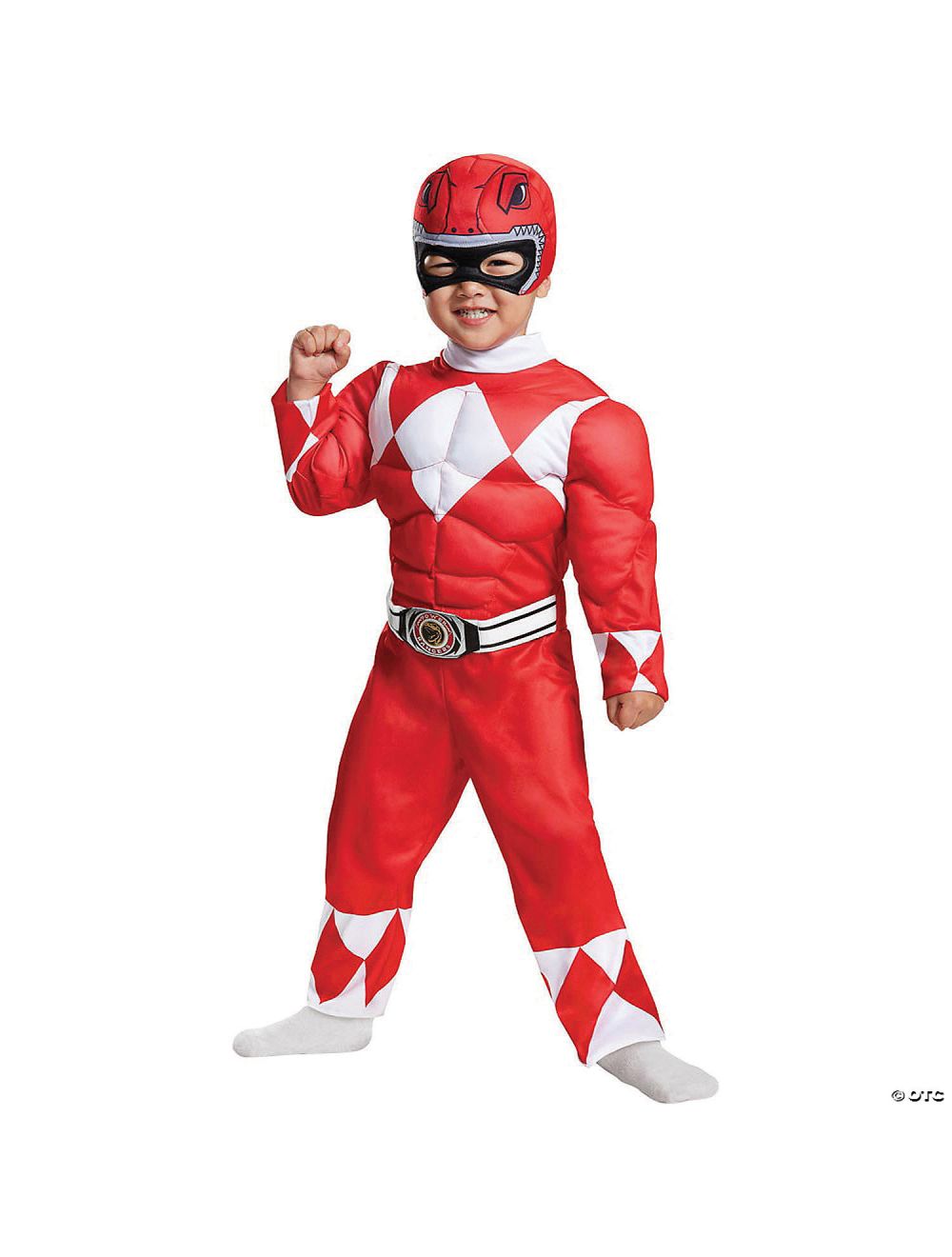 Costume Musclé Power Ranger Rouge