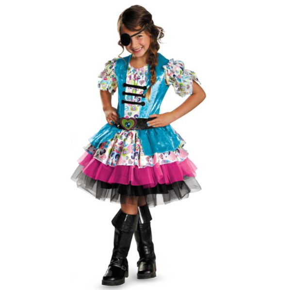 Costume Coloré de Pirate Joueur pour Enfants