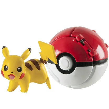 Set de 6 Pokéballe Avec Figurines Pokémon Surprise