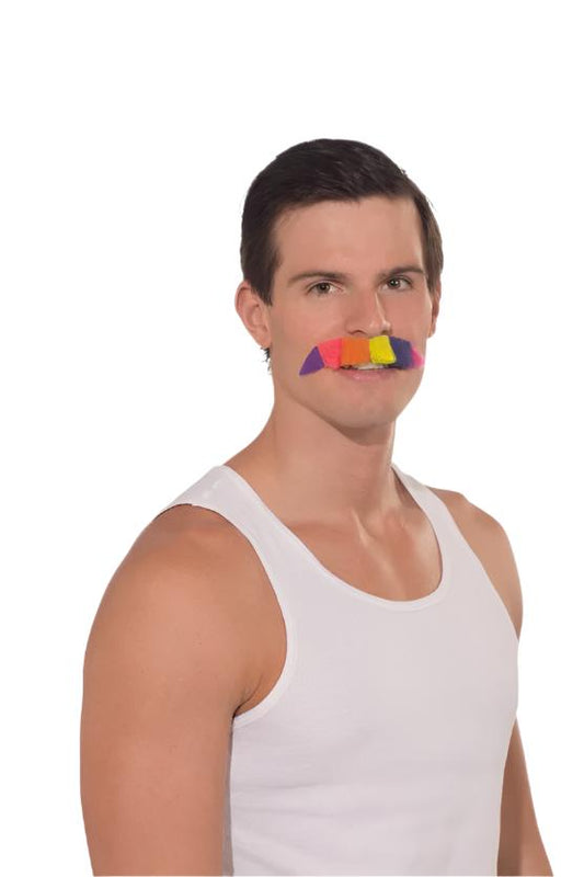 Rainbow Moustache